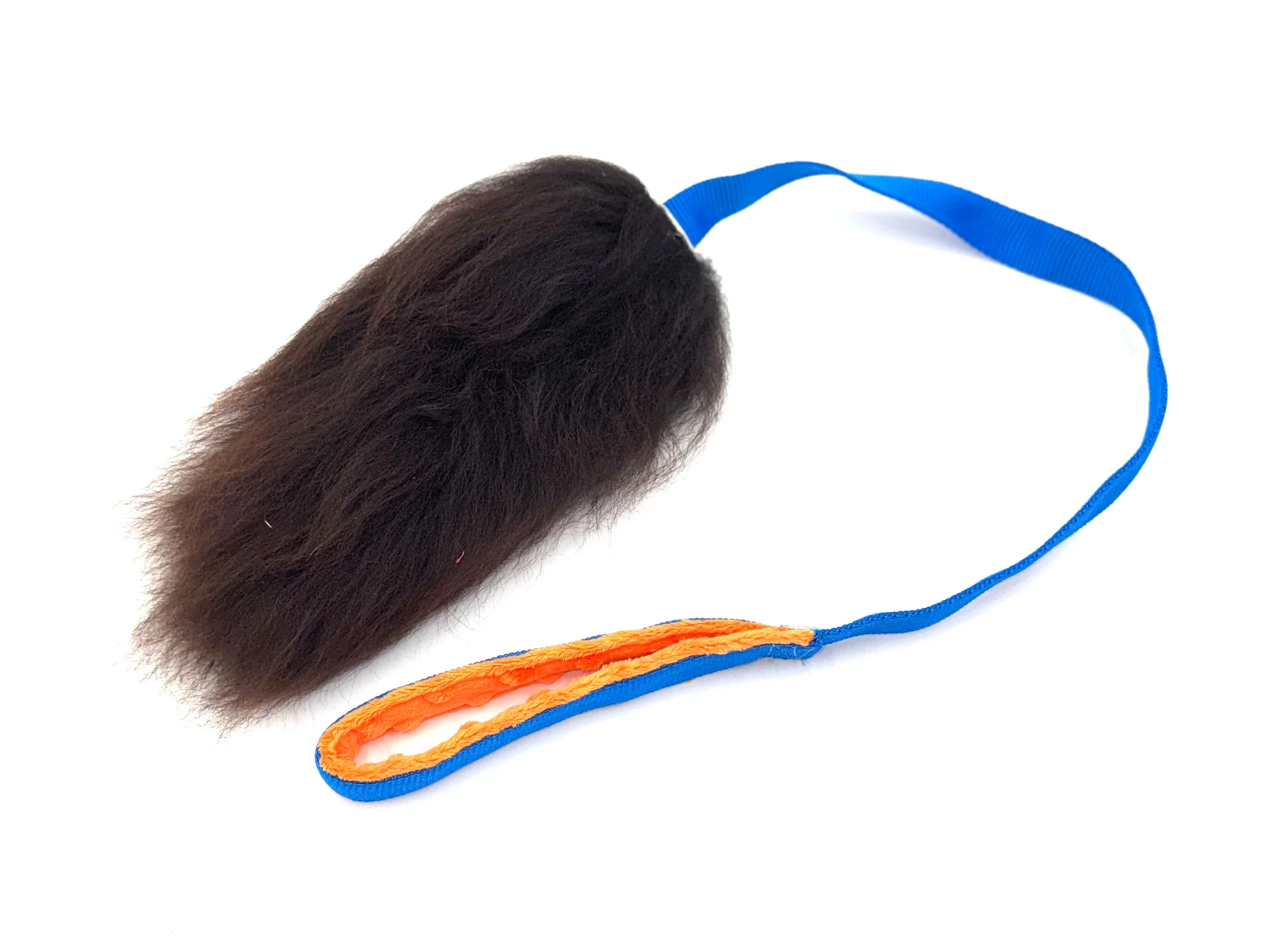 Szarpak Fluffy Niebieski L - Szarpak dla psa z owcy